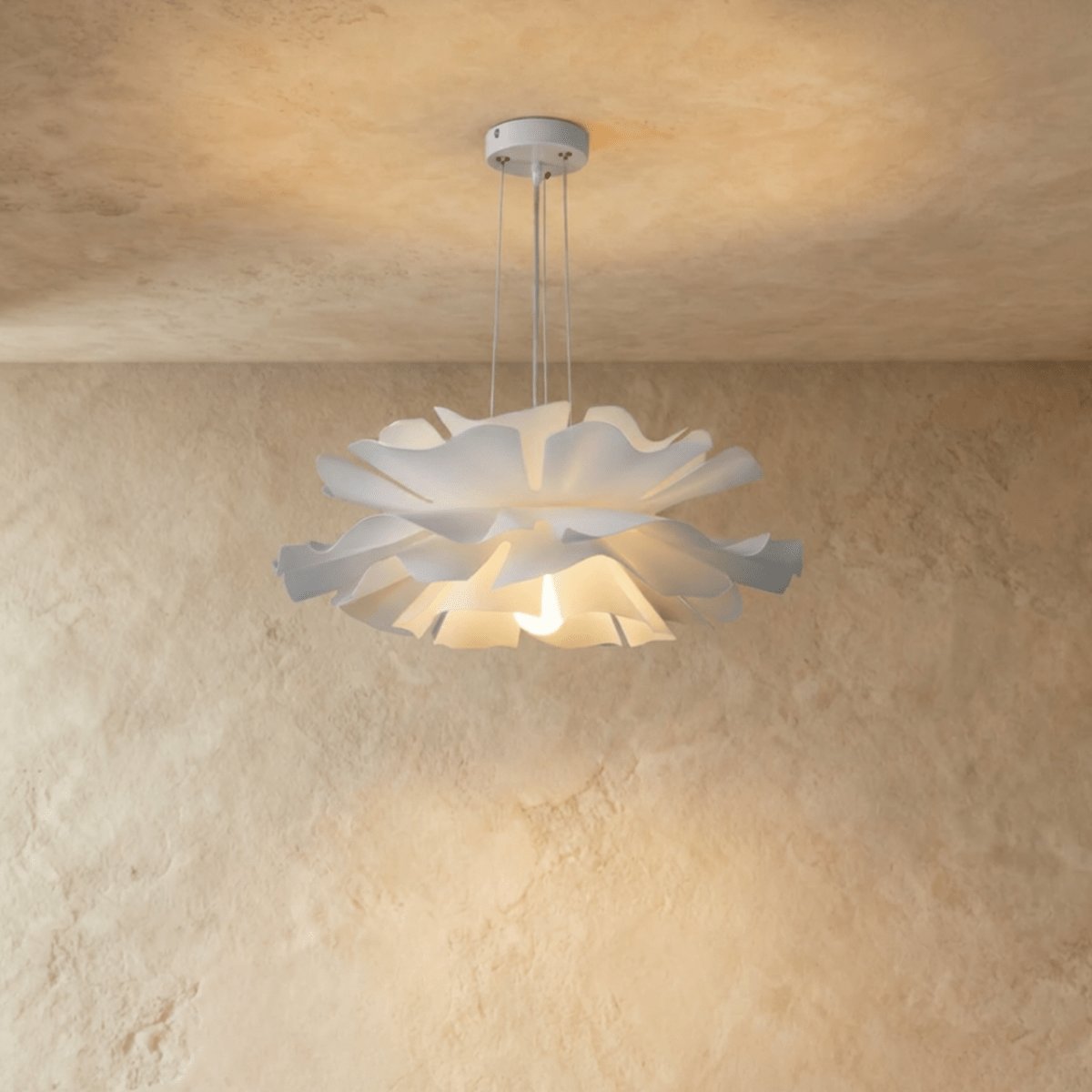 Współczesna Akrylowa Lampa Żyrandol LED Kwiatowa Hero