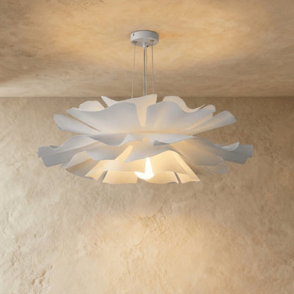 Współczesna Akrylowa Lampa Żyrandol LED Kwiatowa Side