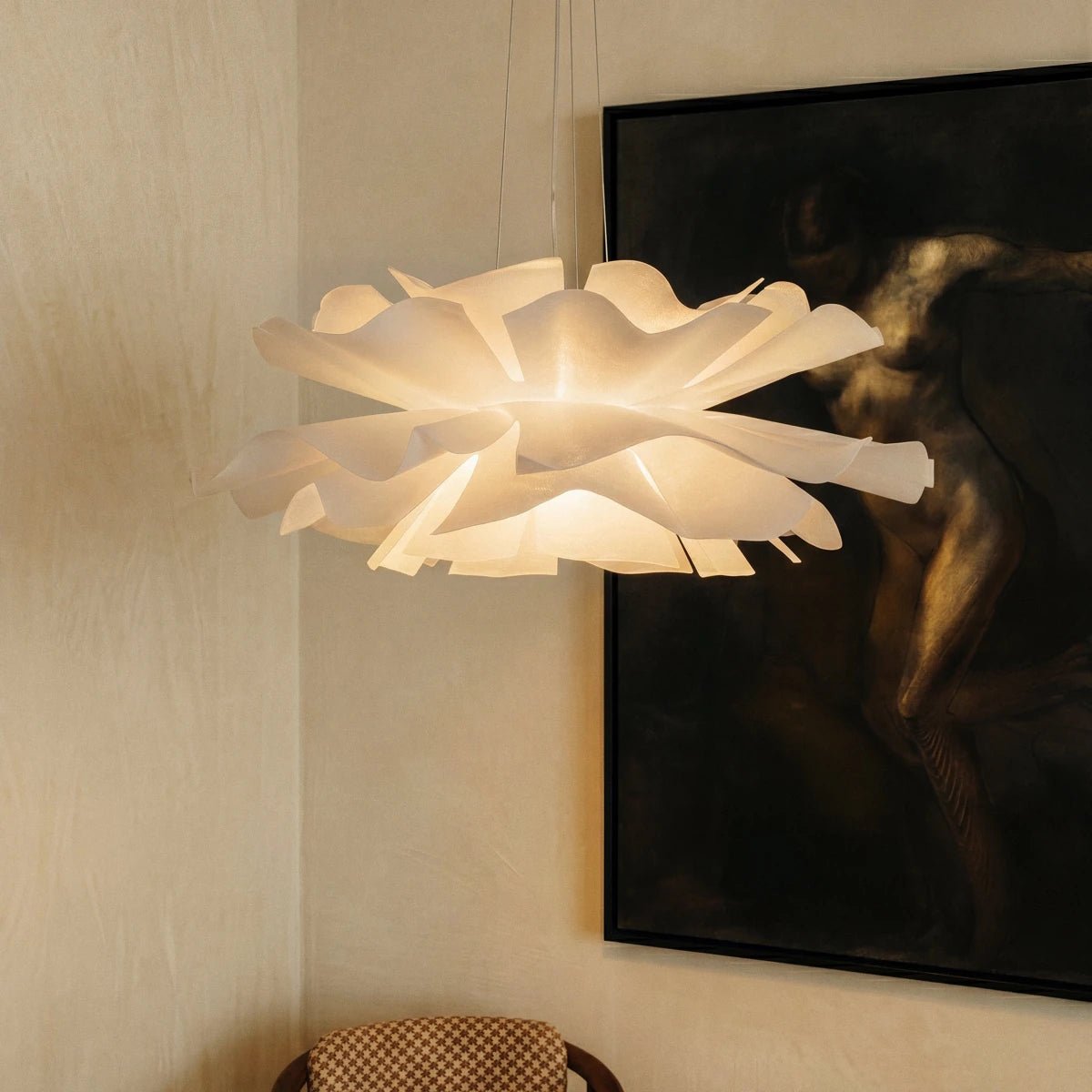 Współczesna Akrylowa Lampa Żyrandol LED Kwiatowa View 15